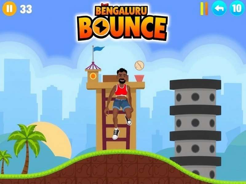 Bengaluru Bounce in Action Bengaluru Bounce Gameplay Screenshot